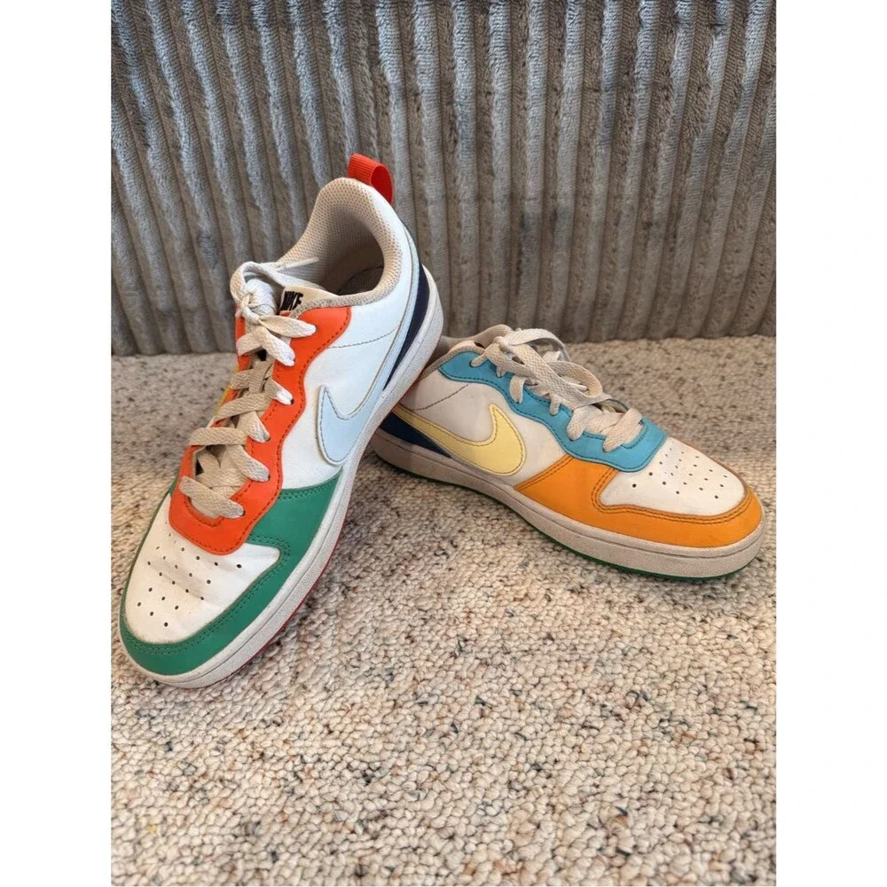 Nike Court Borough Low Recraft Lace Up Sneakers GS Multi / Color Size 6Y